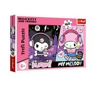 Trefl - Kuromi, Kuromi Rules - Puzzle de 160 pièces - Puzzle coloré avec des Personnages de Dessins animés, Divertissement créatif, Amusant pour Les Enfants de 6 Ans et Plus.