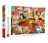 Trefl - La Douceur du Chat - 1000 Pièces, Bonbons, Chatons Doux, pour Les Admirateurs des Chats, DIY Puzzle, Divertissement Créatif, Cadeau, Amuesment, Puzzles Classiques