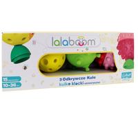 Trefl Lalaboom 3 balles de découverte Sensory Balls