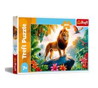 Trefl - Le Roi de la Jungle - Puzzle 200 Pièces - Puzzle coloré avec des Animaux, pour Les Enfants à partir de 7 Ans