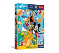 Trefl - L'heure des Souris - 160 pièces - Puzzle coloré avec Les Personnages du Conte, à Assembler, Poster Unique Inclus, Divertissement créatif, Jeu pour Les Enfants à partir de 6 Ans