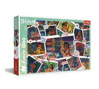 Trefl - Lilo & Stitch, Souvenirs Doux - Puzzle de 1000 pièces - Puzzle avec Personnages de Film animé, Divertissement créatif, Loisir, pour Les Adultes et Les Enfants à partir de 12 Ans