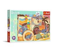 Trefl - Lilo & Stitch, Univers Musical Lilo & Stitch - Puzzle 200 Pièces - Puzzle Colorés avec Personnages de Bande Dessinée, Divertissement Créatif, Loisir pour Les Enfants à partir de 7 Ans