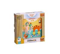 TREFL Livre en bois Meet the Animals-Bobaski et Bear 61498 Trefl