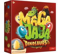 Trefl - Magajaja Dinosaurs - Jeu de société Familial, œufs électriques Lumineux et pions magnétiques, Monde préhistorique des Dinosaures, Jeu innovant pour Adultes et Enfants à partir de 6 Ans, 02413