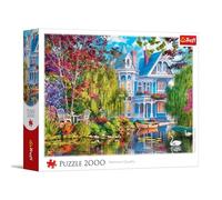 Trefl - Maison au Bord du lac - 2000 pièces - Puzzle à Monter soi-même, Divertissement créatif, Puzzle Classique pour Adultes et Enfants à partir de 14 Ans