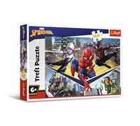 Trefl - Marvel Spiderman, Pouvoir de Spiderman - Puzzle 160 Pièces - Puzzle Coloré avec des Personnages de Bande Dessinée, Divertissement Créatif, Loisir pour Les Enfants à partir de 6 Ans