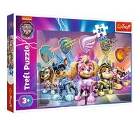 Trefl Maxi Puzzle Paw Patrol Film, Kinderpuzzle, 24 Teile, 60 x 40 cm, 14358