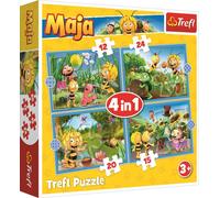 Trefl Maya l'abeille puzzle 4en1 (12, 15, 20, 24 pièces)