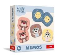 Trefl - Memos Babies and The Bear - Jeu de mémoire éducatif pour Les Tout-Petits, consistant à trouver des Paires d'images, destiné aux Enfants âgés de 2 Ans et Plus