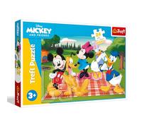 Trefl - Mickey Mouse et Ses Amis, Mickey Mouse Favourite - Maxi Puzzle 24 pièces, Divertissement créatif, pour Enfants à partir de 3 Ans
