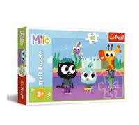 Trefl - MiloMilo Le Petit Chaton - Puzzle 30 Pièces - Puzzle coloré avec des Personnages de Dessin Animé, Divertissement Créatif, Loisir pour Les Enfants à partir de 3 Ans