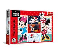 Trefl - Minnie, Funny Minnie - Puzzle de 100 pièces - Puzzle coloré avec des Personnages de Contes de fées, pour Les Enfants âgés de 5 Ans et Plus