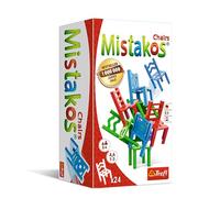 Trefl - Mistakos Chaises, pour 1-3 Joueurs, Jeu Social, Construction de Tours Amusantes pour Toute la Famille, pour Adultes et Enfants de Plus de 5 Ans