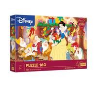 Trefl - Noël féérique - Puzzle 160 pièces - Puzzles colorés avec Les Personnages des Contes de fées Disney, Divertissement créatif, Amusement pour Les Enfants à partir de 6 Ans