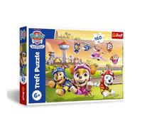 Trefl - Paw Patrol, Allez Les Chiens - Puzzle 160 Pièces - Puzzle coloré avec la Pat’Patrouille, Divertissement Créatif, Loisir pour Les Enfants à partir de 6 Ans