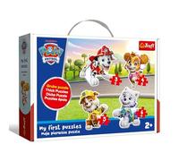 Trefl - Paw Patrol, Beloved Dogs - 4 Grands Puzzles de tri de Formes pour Les Tout-Petits, 2 à 5 pièces, pour Les Enfants âgés de 2 Ans et Plus