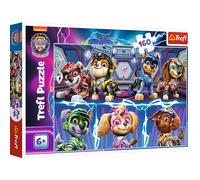Trefl - PAW Patrol : The Mighty Movie, Les amis canins - Puzzle de 160 pièces - Puzzle de couleurs avec les personnages de la série pour enfants, divertissement créatif, jeu pour enfants à partir de 6