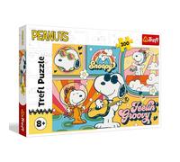 Trefl - Peanuts, Monde Amusant fistpoches - 300 éléments - Puzzle coloré avec héros de Contes de fées, Divertissement créatif, Amusement pour Les Enfants à partir de 8 Ans
