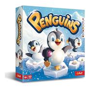 Trefl - Pingouins - Jeu de société Familial, Collectionner des Pierres, Sauter sur la Glace, pour Adultes et Enfants à partir de 5 Ans