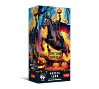 Trefl Premium Plus Quality - Hall of Horror Puzzle: Cavalier sans tête - 1000 pièces, série Pleine d'horreur et d'atmosphère Sombre, pour Adultes et Enfants âgés de 14 Ans et Plus