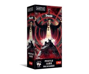Trefl Premium Plus Quality - Hall of Horror Puzzle: Dracula - 1 000 pièces, Une série imprégnée d'horreur et d'atmosphère Sombre, pour Les Adultes et Les Enfants âgés de 14 Ans et Plus