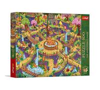 Trefl Premium Plus Quality - Le Puzzle du Labyrinthe Impossible : Capybaras rigolos - 500 pièces, série Thèmes intemporels, emboîtement Parfait, pour Adultes et Enfants à partir de 10 Ans