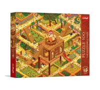 Trefl Premium Plus Quality - Le Puzzle du Labyrinthe Impossible : des Poulets rigolos - 500 pièces, série Thèmes intemporels, pièces Parfaitement ajustées, pour Adultes et Enfants à partir de 10 Ans