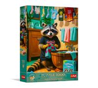 Trefl Premium Plus Quality - Pets & People Stuff : Jour de lessive - 1000 pièces, série Timeless Motifs, pièces Parfaitement ajustées, pour Adultes et Enfants âgés de 14 Ans et Plus