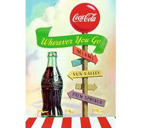 Trefl Premium Plus Quality - Puzzle Coca-Cola: Où Que Vous alliez - 1000 pièces, série Motifs intemporels, pièces Parfaitement ajustées, pour Adultes et Enfants âgés de 14 Ans et Plus