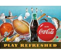 Trefl Premium Plus Quality - Puzzle Coca-Cola: Un Moment de détente - 1000 pièces, série Motifs intemporels, pièces Parfaitement ajustées, pour Adultes et Enfants âgés de 14 Ans et Plus