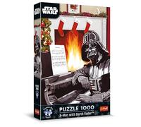 Trefl Premium Plus Quality - Puzzle de Noël Star Wars: Noël avec Darth Vader - 1000 Pièces, Personnages Favoris, pour Les Adultes et Les Enfants à partir de 14 Ans