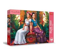 Trefl Puzzle Frida Kahlo Deux Visages – 1000 pièces – Premium Plus Quality – À partir de 14 ans