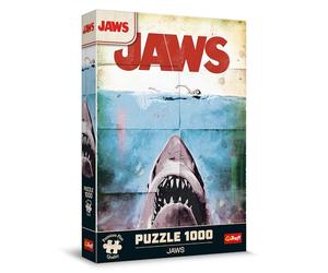 Trefl Premium Plus Quality - Puzzle Jaws - 1000 Pièces, Série de Puzzle avec Les Personnages Préférés, pour Les Adultes et Les Enfants à partir de 14 Ans