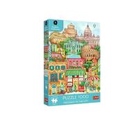 Trefl Premium Plus Quality - Puzzle Madalina Tantareanu: Minuit à Rome - 1000 éléments, série de Puzzles avec des Illustrations de L'Artiste roumain, pour Adultes et Enfants à partir de 14 Ans