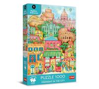 Trefl Puzzle Madalina Tantareanu – Minuit à Rome – 1000 pièces, illustrations artiste roumain, 14+