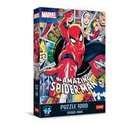 Trefl Premium Plus Quality - Puzzle Marvel : Spider-Man - 1000 pièces, Série de Puzzles avec Les Personnages Favoris, Pièces Parfaitement Assorties, pour Adultes et Enfants à partir de 12 Ans