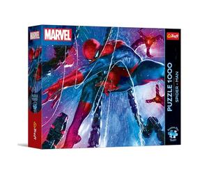 Trefl Premium Plus Quality - Puzzle Marvel : Spider-Man : Une Toile d'aventures - 1 000 pièces, série de Puzzles mettant en scène Vos héros préférés, pour Adultes et Enfants à partir de 14 Ans