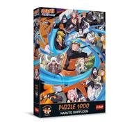 Trefl Premium Plus Quality - Puzzle Naruto Shippuden - 1000 Pièces, Série de Puzzle avec Les Personnages Préférés, pour Les Adultes et Les Enfants à partir de 14 Ans