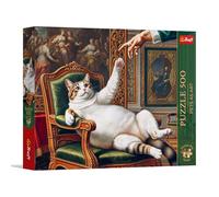 Trefl Premium Plus Quality - Puzzle Pets as Art: Son Altesse Fluffy - 500 pièces, série Motifs intemporels, pièces Parfaitement ajustées, pour Adultes et Enfants âgés de 10 Ans et Plus