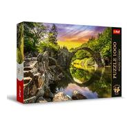 Trefl Premium Plus Quality - Puzzle Photo Odyssey: Pont Rakotz à Kromlau, Allemagne - 1000 pièces, Série de Photos Uniques, Pièces Parfaitement Assorties, pour Adultes et Enfants à partir de 12 Ans
