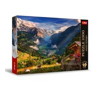 Trefl Premium Plus Quality - Puzzle Photo Odyssey: Vallée de Lauterbrunnen, Suisse - 1000 pièces, Série de Photos Uniques, Pièces Parfaitement Assorties, pour Adultes et Enfants à partir de 12 Ans