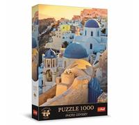 Trefl Premium Plus Puzzle Photo Odyssey – Village d’Oia (Santorin) – 1000 pièces – Dès 12 ans