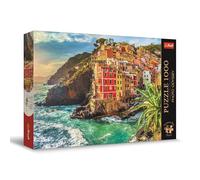 Trefl Premium Plus Quality - Puzzle Photo Odyssey : Village de Riomaggiore, Italie : Village d’Oia, Santorin - 1000 pièces, Série de Photos Uniques, pour Adultes et Enfants à partir de 12 Ans