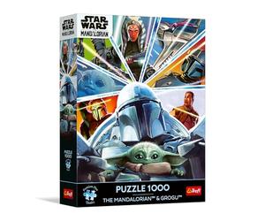 Trefl Premium Plus Quality - Puzzle Star Wars, The Mandalorian & Grogu - Une série de Puzzles mettant en scène Vos Personnages préférés, pour Les Adultes et Les Enfants à partir de 14 Ans