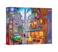 Trefl Puzzle Tea Time: Café à Paris – 500 pièces, images peintes nostalgiques, adultes & enfants 10+