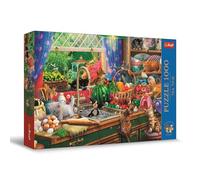 Trefl Premium Plus Quality - Puzzle Tea Time : Chatons fripons - 1000 pièces, Série d'Images Nostalgiques Peintes, Pièces Parfaitement Assorties, pour Adultes et Enfants à partir de 12 Ans