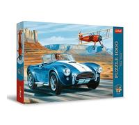 Trefl Premium Plus Quality - Puzzle Tea Time : Course dans Le Désert - 1000 pièces, Série d'Images Nostalgiques Peintes, Pièces Parfaitement Assorties, pour Adultes et Enfants à partir de 12 Ans