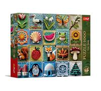Trefl Premium Plus Quality - Puzzle Tea Time: Crochet - Quatre Saisons - 1000 pièces, série d'images nostalgiques peintes, pour Adultes et Enfants âgés de 14 Ans et Plus