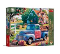 Trefl – Puzzle Tea Time: Farmer's Car – 500 pièces, images nostalgiques peintes – Dès 10 ans